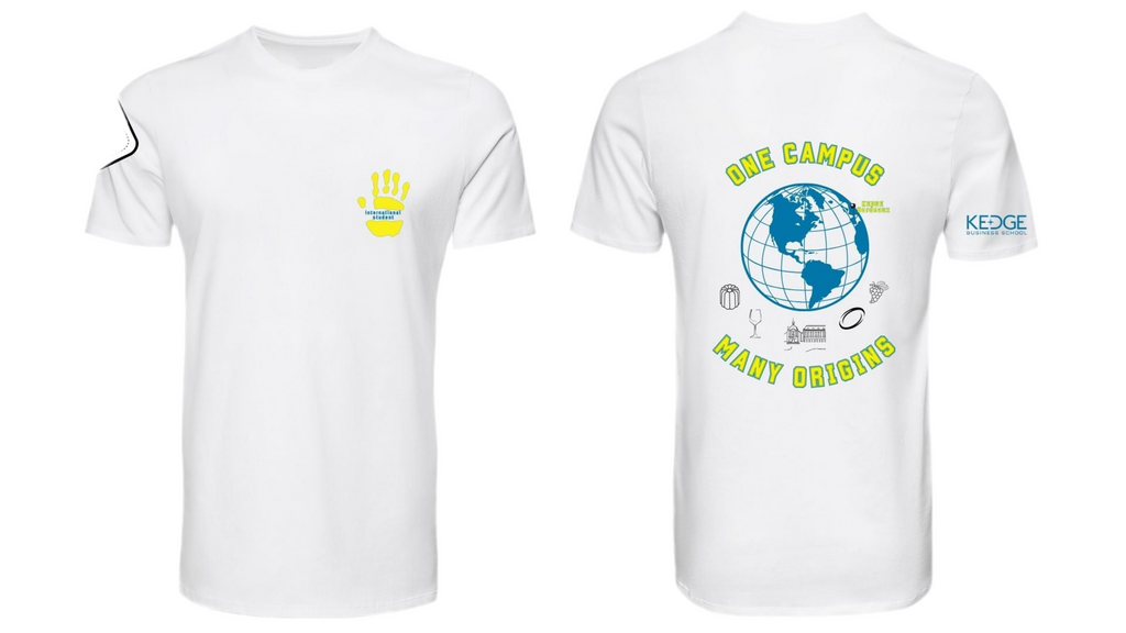 T-shirt Kedge International Student 🌍