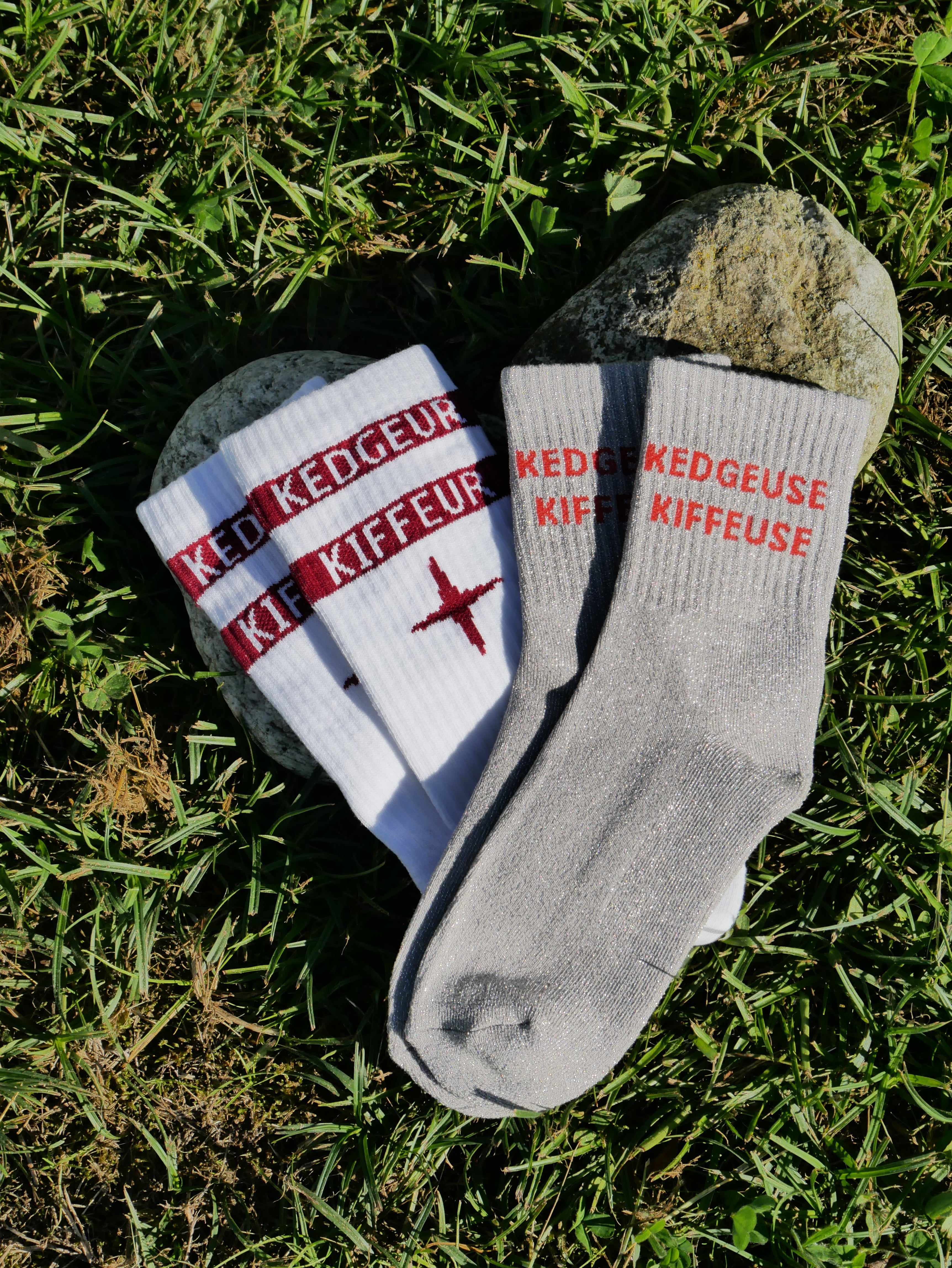 DUO chaussettes "K-Kiffeur + K-Kiffeuse"